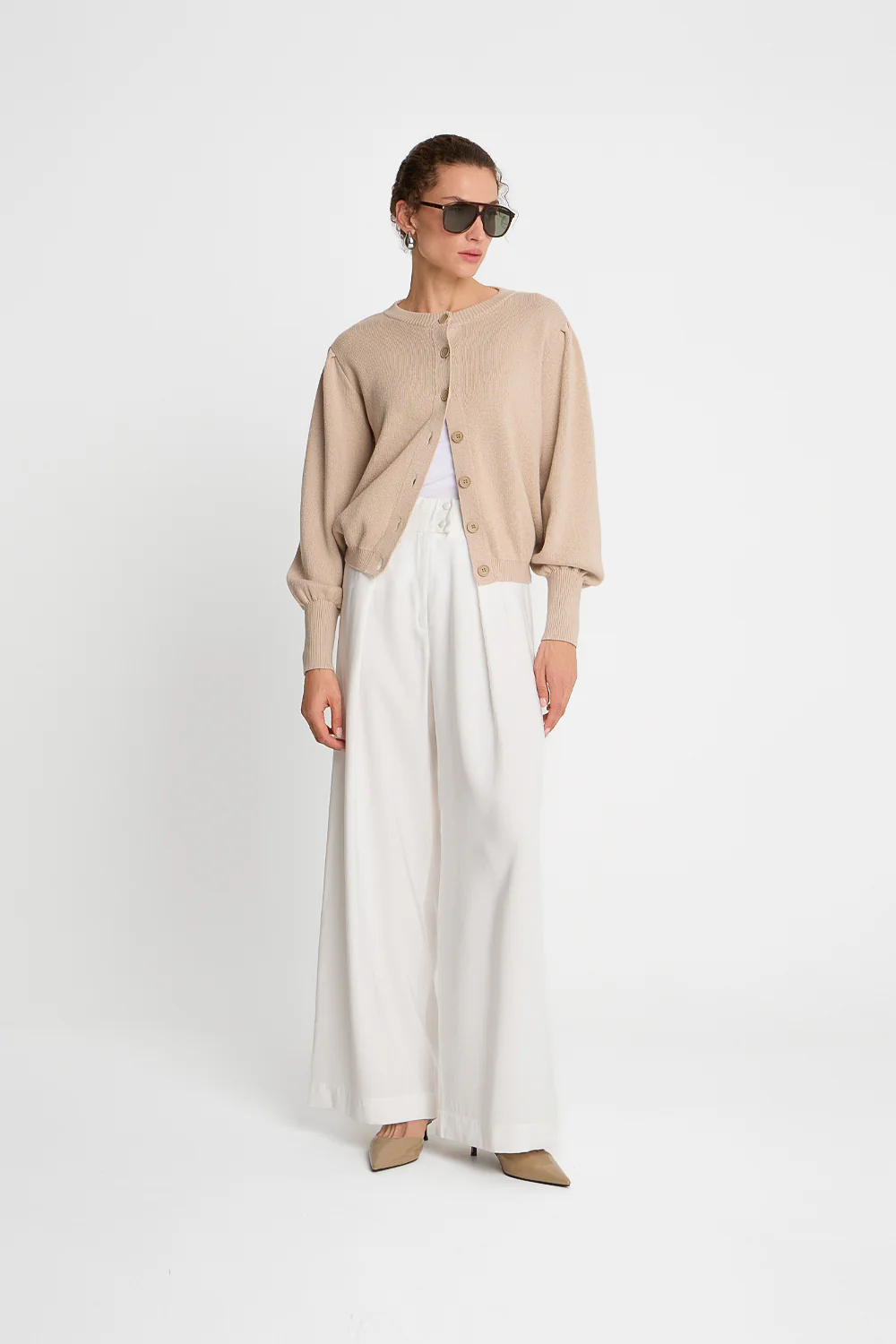 Kardigan Miss Chic Beige