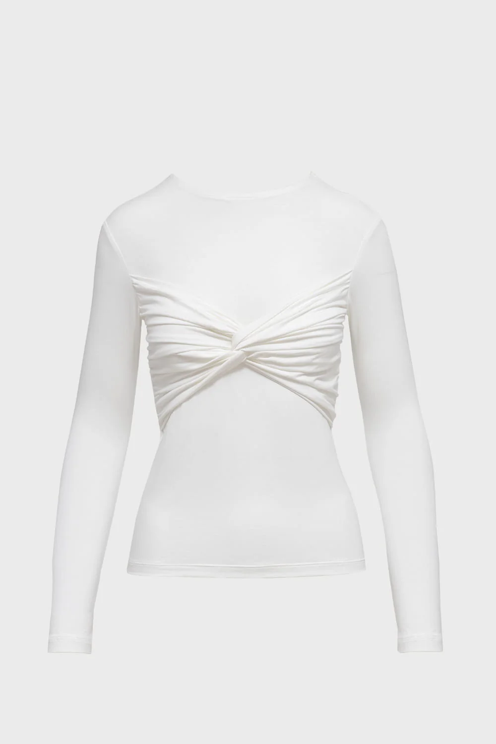 Longsleeve Miss Draped Off White - Image 2
