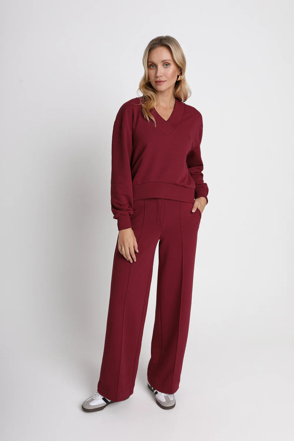 Spodnie Miss Smooth Wine Red - Image 3