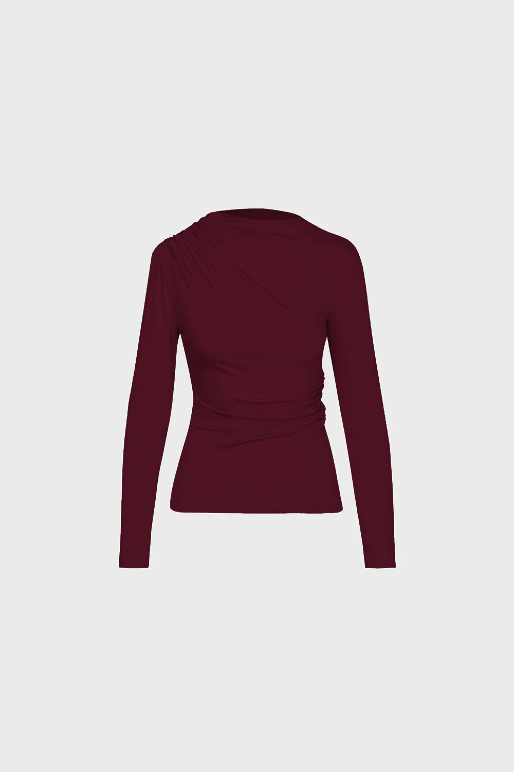 Longsleeve Miss Sculptural Burgundy - Image 2