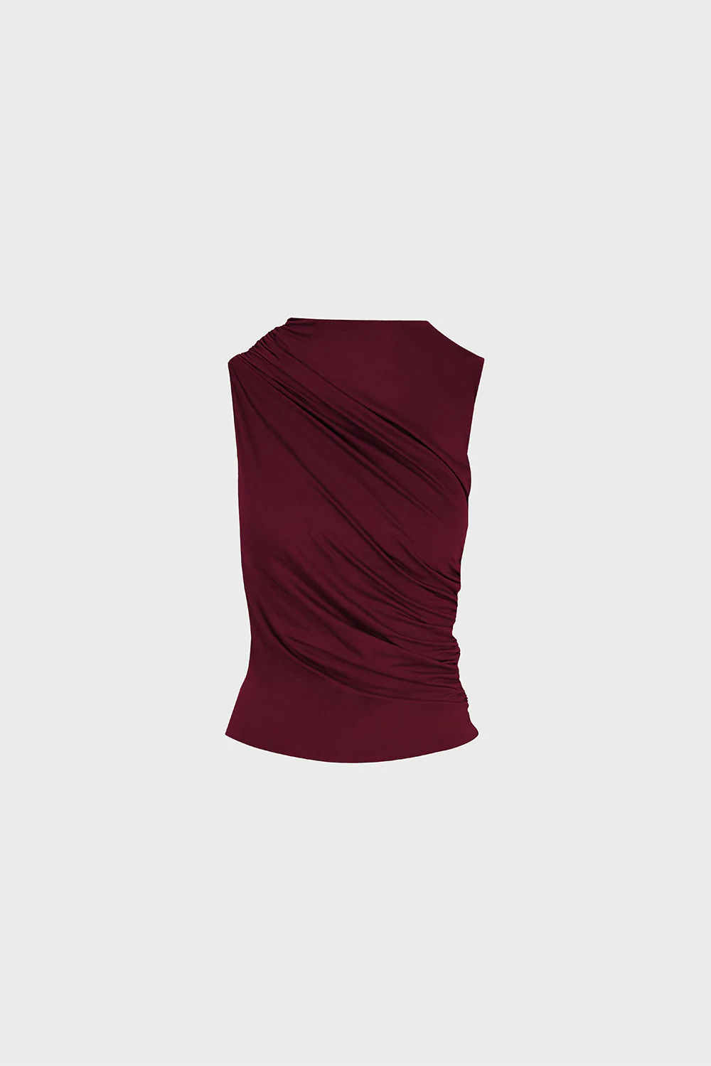 Top Miss Sculptural Burgundy - Image 2