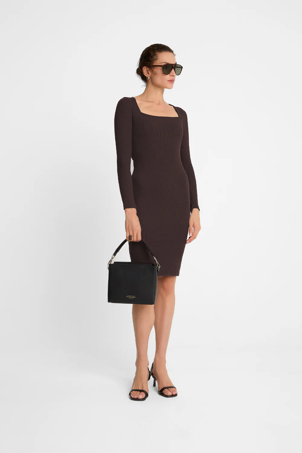 Sukienka Miss Caro Dark Chocolate - Image 3