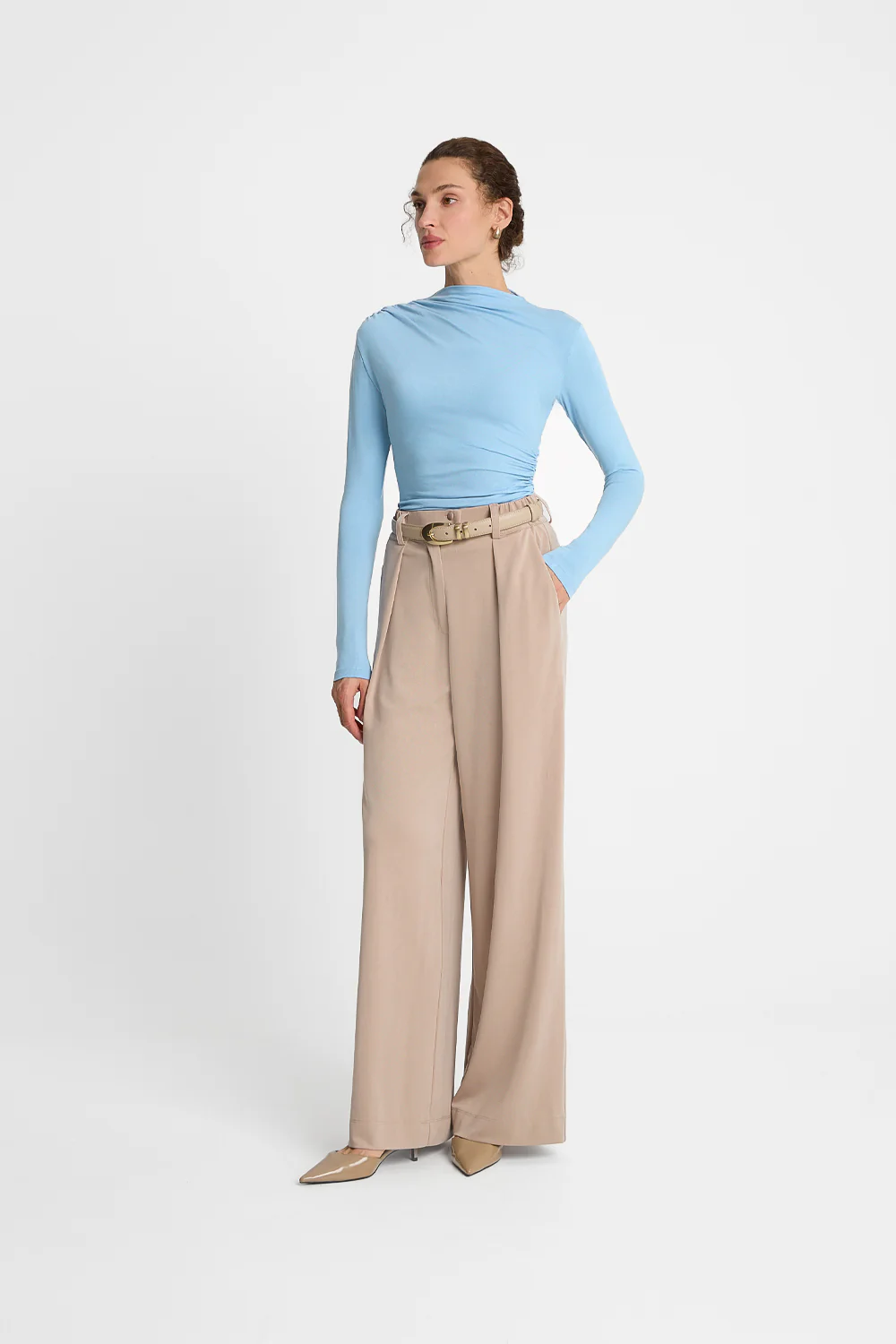 Longsleeve Miss Sculptural Light Blue - Image 3