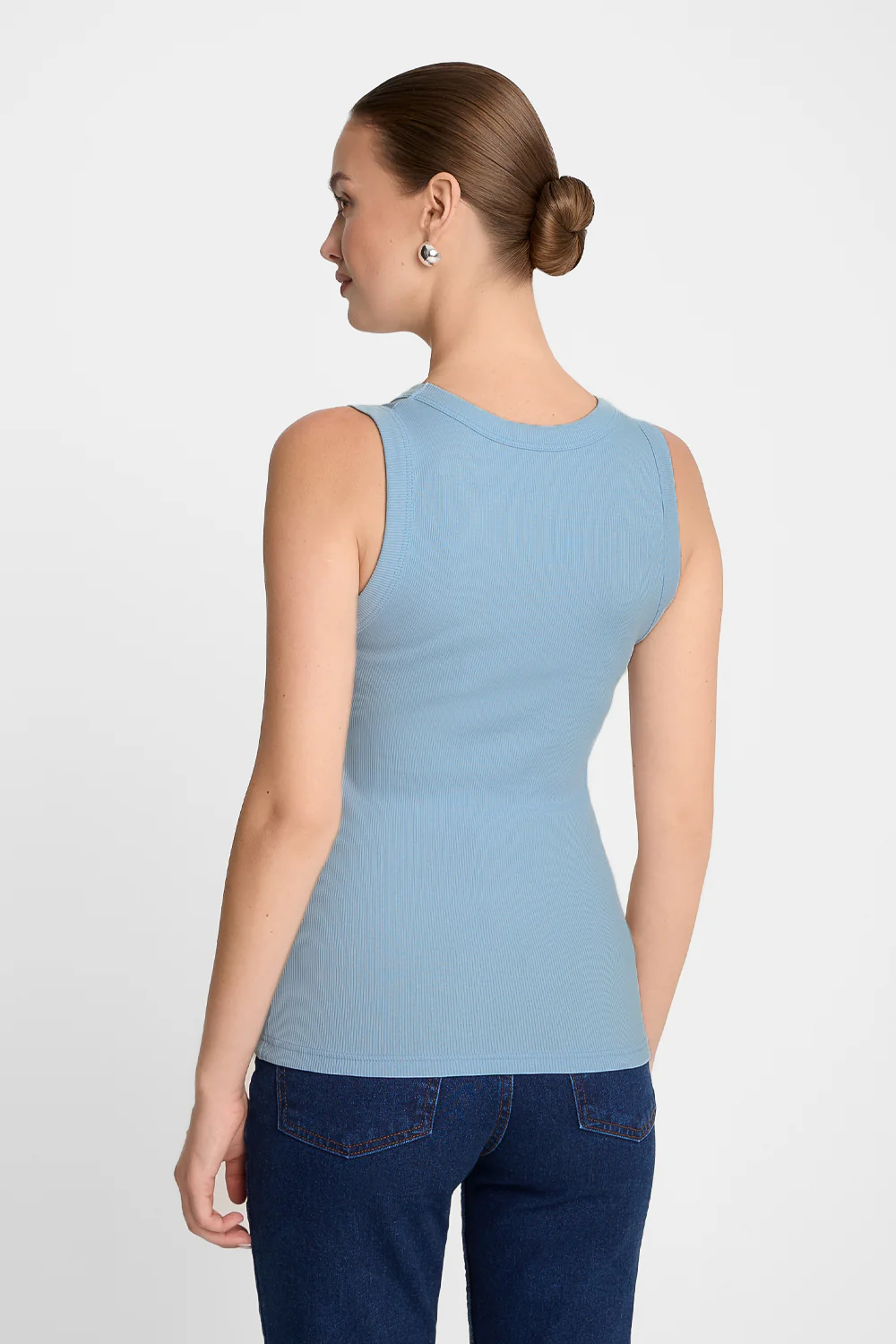 Top Miss Ribby Light Blue - Image 6