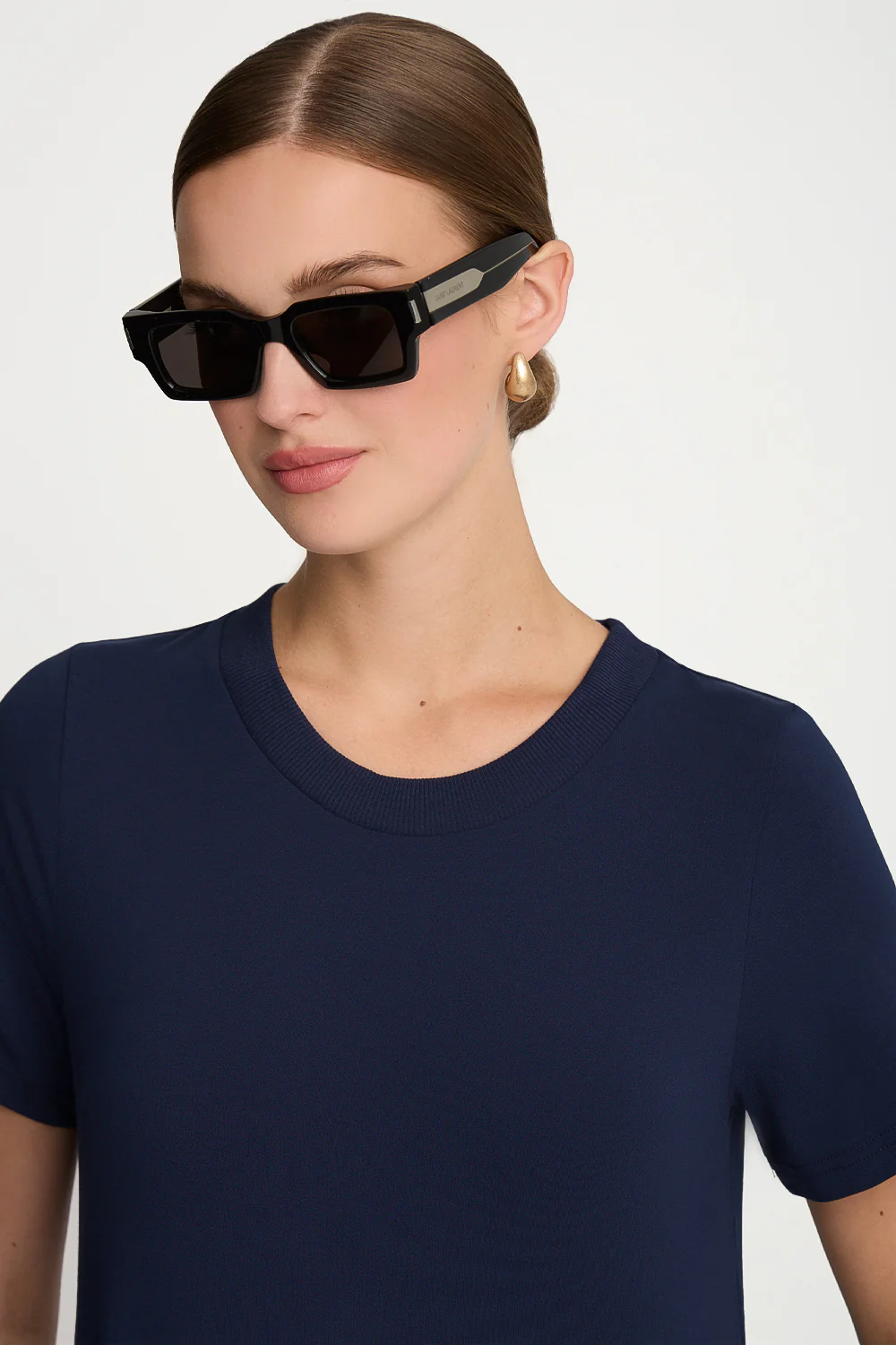 T-shirt Miss Mighty Navy