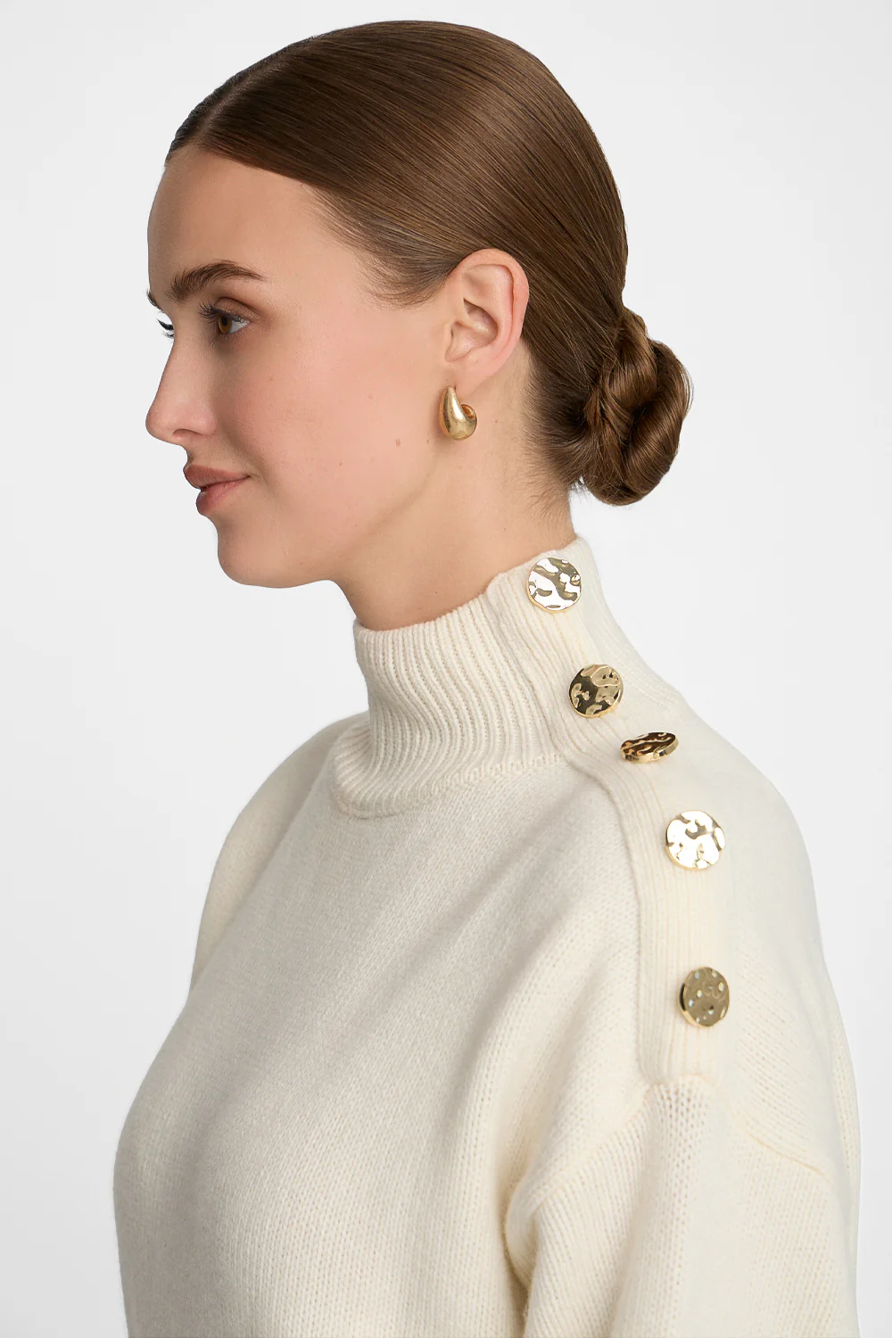 Golf Miss Buttoned Off White - Image 4