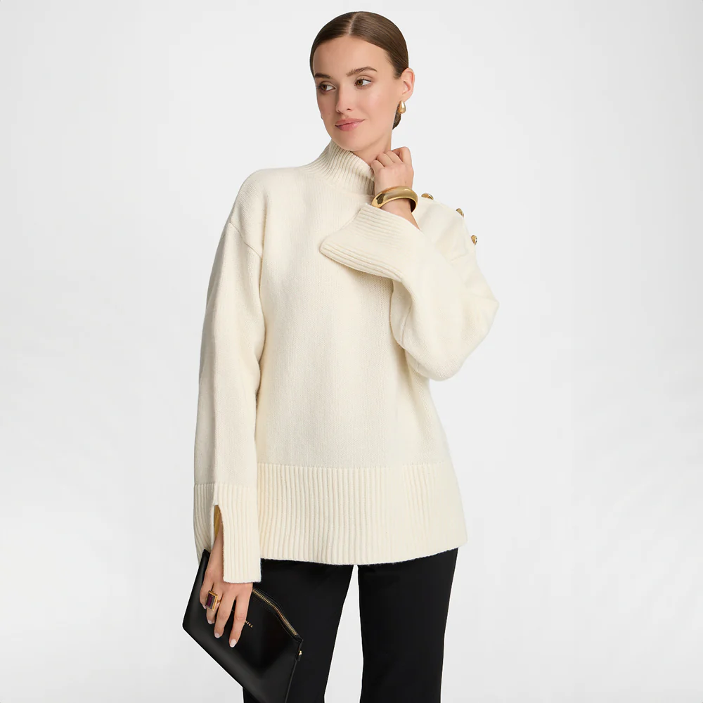 Golf Miss Buttoned Off White - Image 8