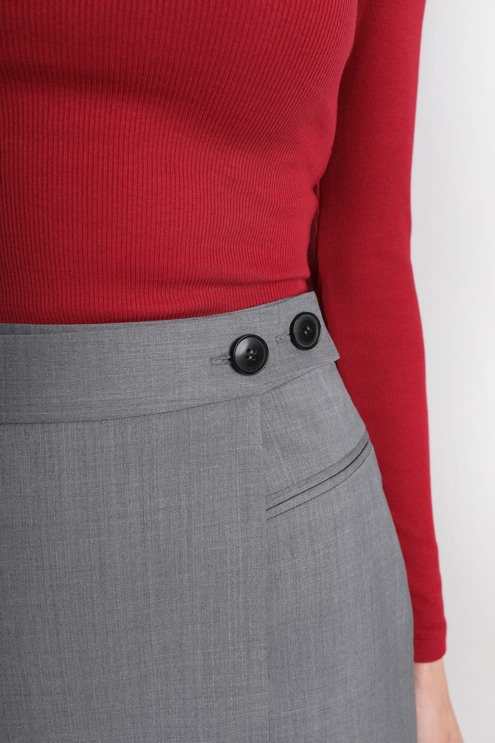 Spódnica Miss Confident Melange Grey - Image 3