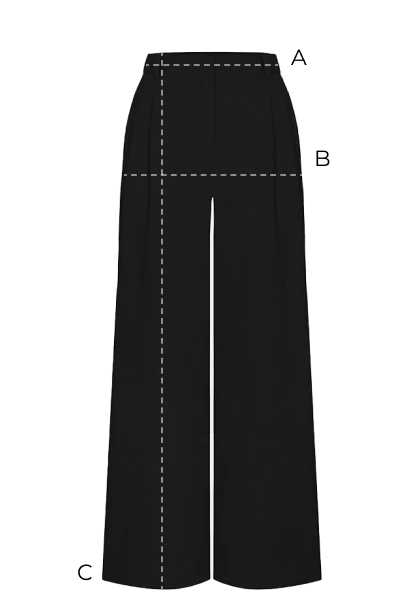 Spodnie Miss Flowing Black - Image 9